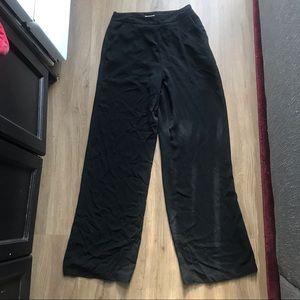 High waist wide leg pant